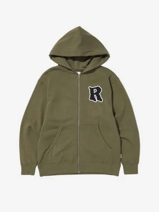 트루릴리젼 알 포인트 집업 후디 카키 True Religion R. Point Zip Up Hoodie Khaki