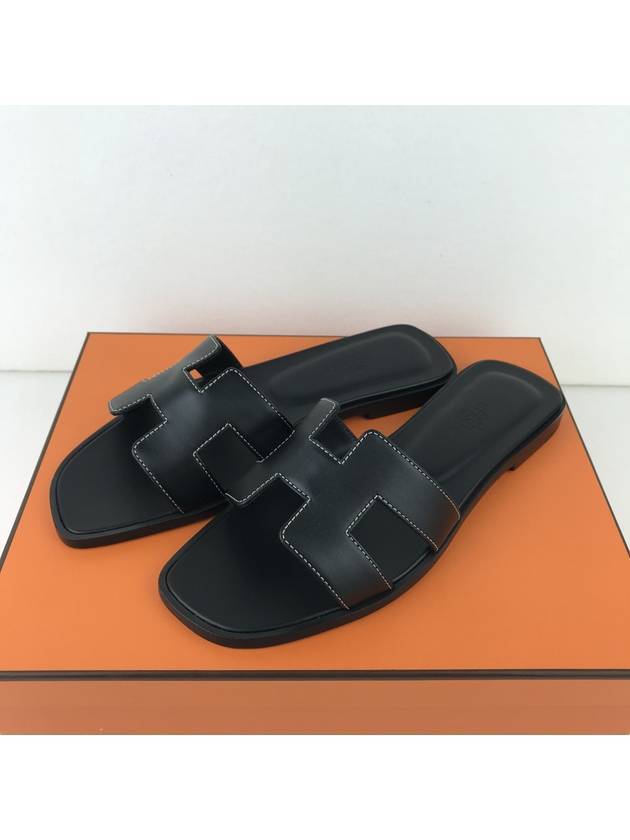 에르메스 오란 여성 샌들 누아 블랙 H021056Z01