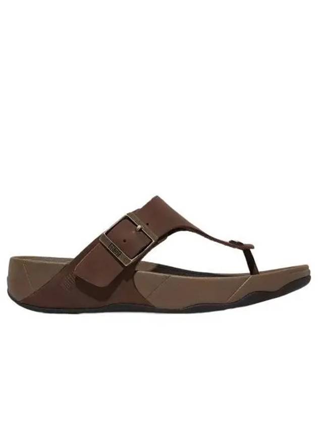 핏플랍 트랙 II 버클 누벅 토 포스트 브라운 믹스 FITFLOP Trakk II Buckle Nubuck Toe Posts Brown Mix