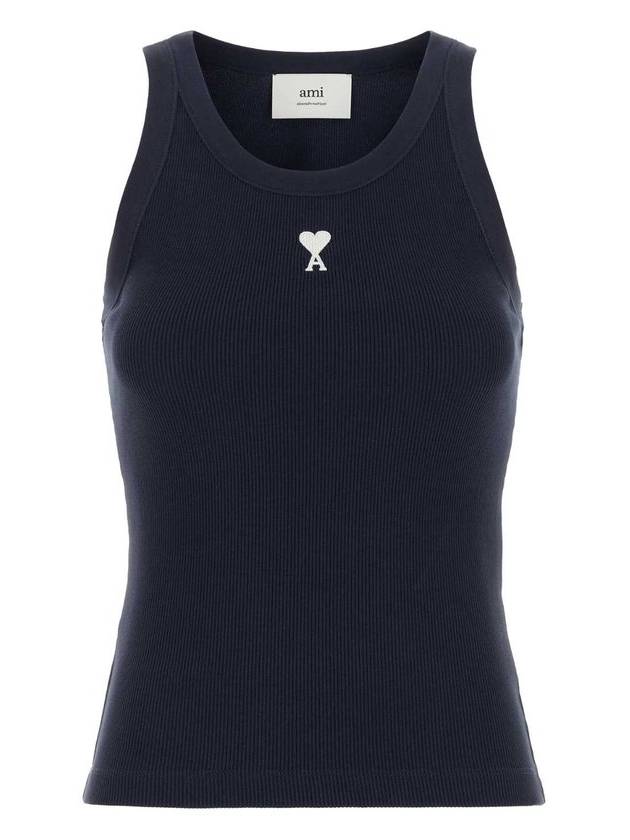 AMI Paris Ami de Coeur 리브 탱크 탑