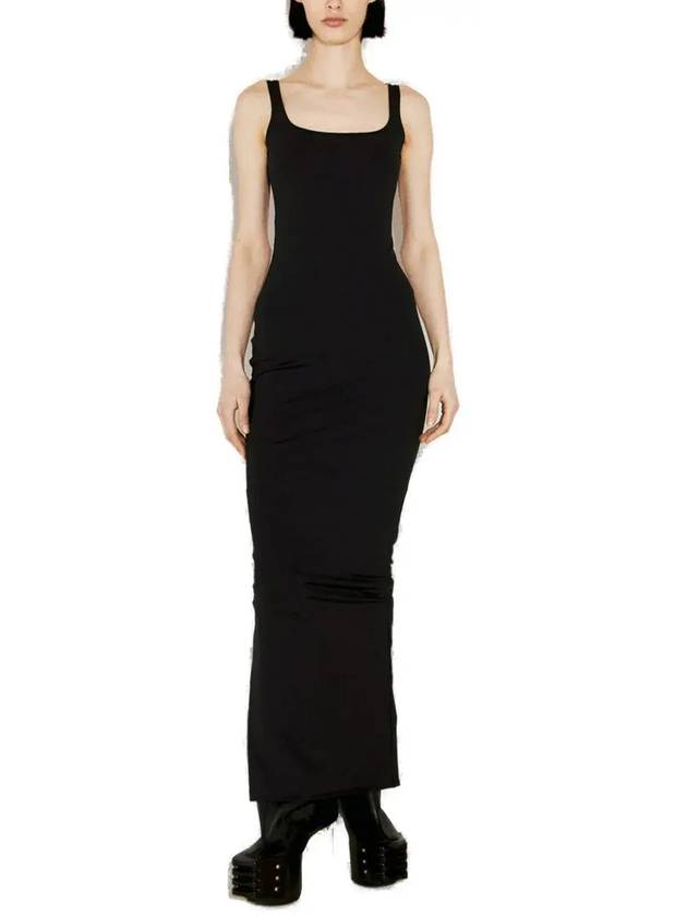 Entire Studios 스퀘어넥 슬리브리스 맥시 드레스 ES2348SO_SOOT