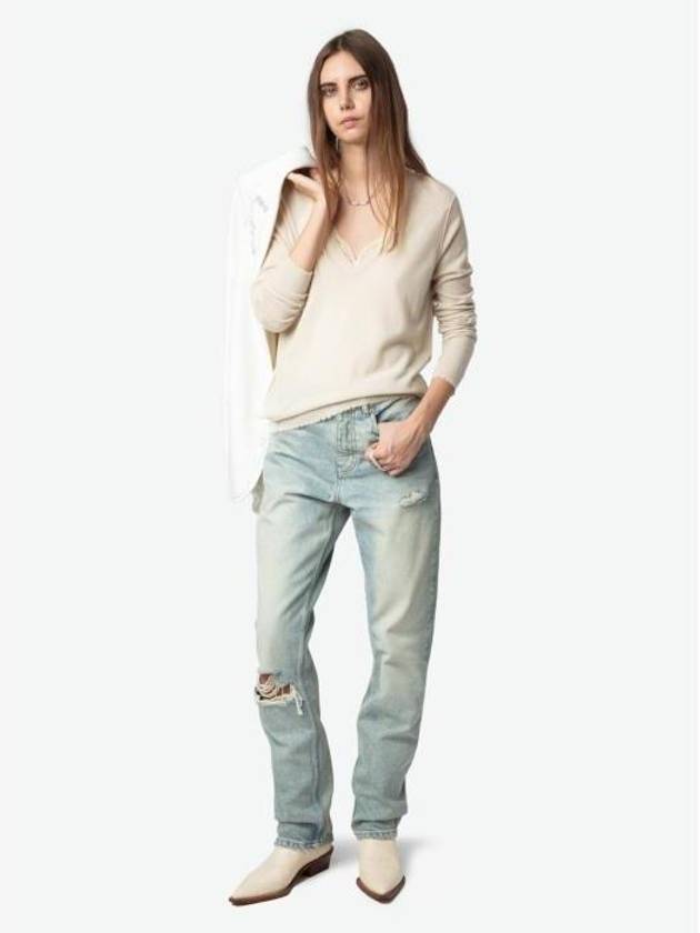 쟈딕앤볼테르 Rivy 캐시미어 니트 스웨터