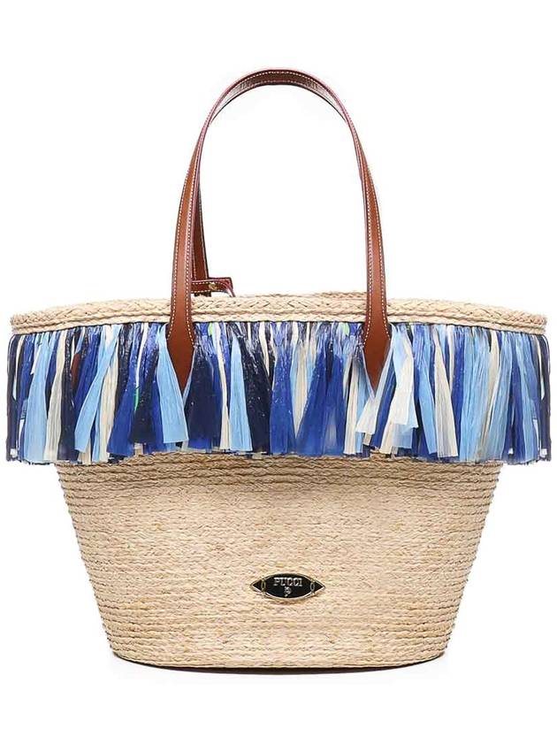 Emilio Pucci Beach Bag In Straw