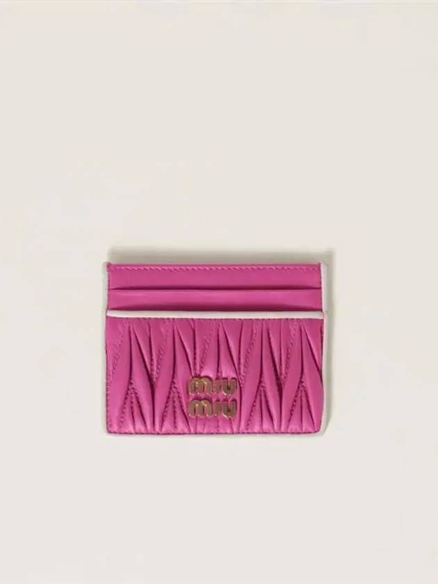 미우미우 마테라쎄 나파 가죽 카드 지갑 5MC076_2IBS_F0F6W