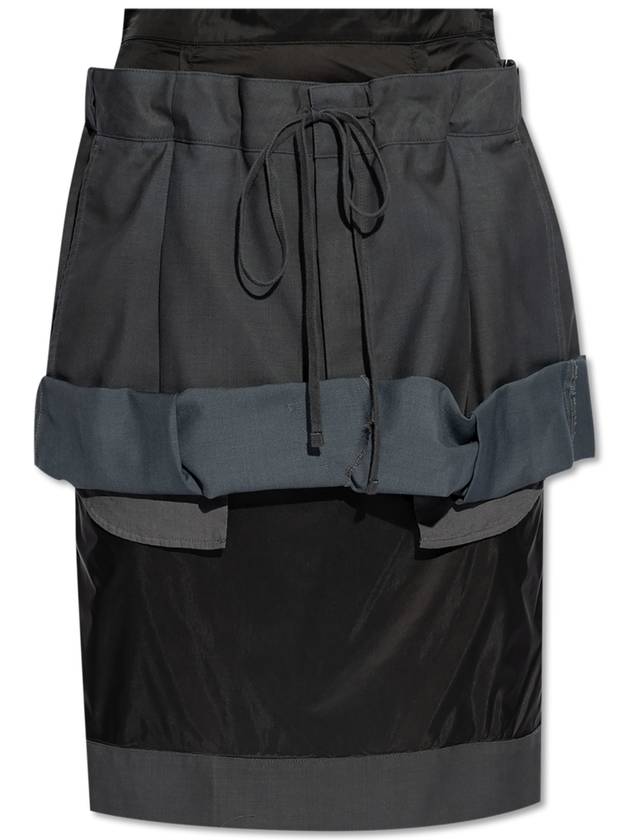 Maison Margiela Skirt With Vintage Effect  Women's  Grey