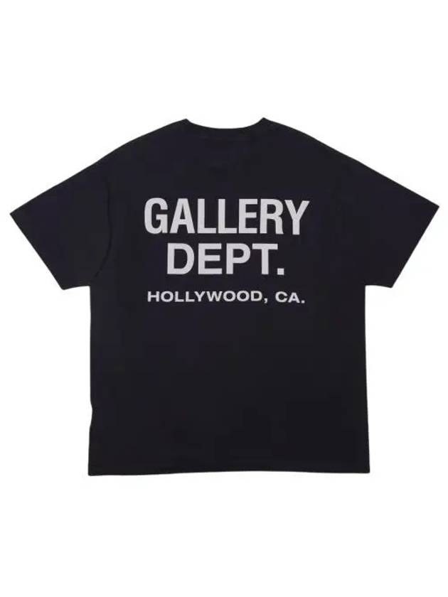 갤러리 디파트먼트 수베니어 티셔츠 블랙 Gallery Dept. Souvenir T Shirt Black