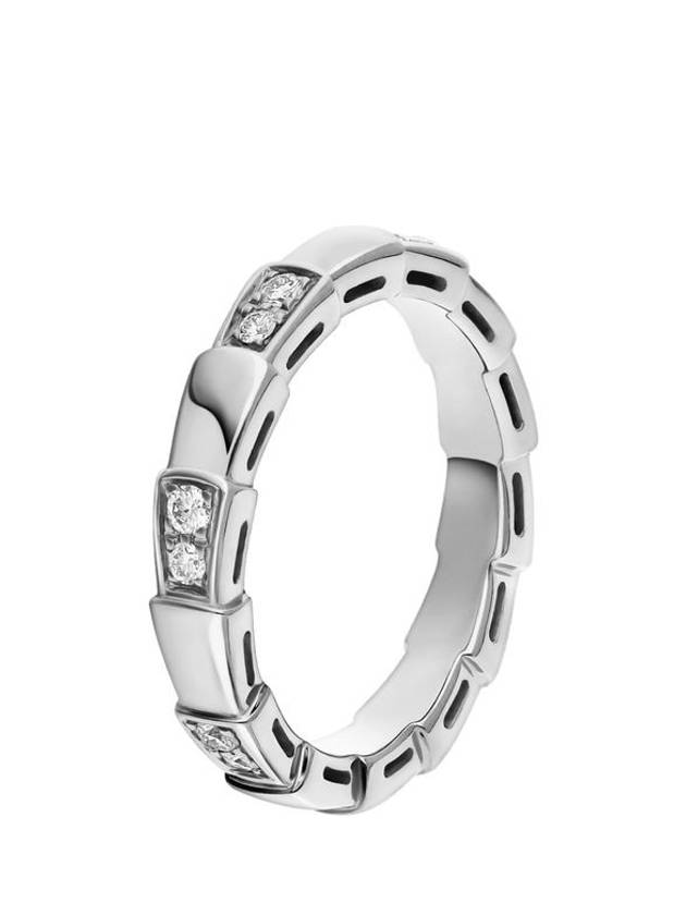 불가리 세르펜티 바이퍼 링 화이트 골드다이아몬드0.21캐럿 353385