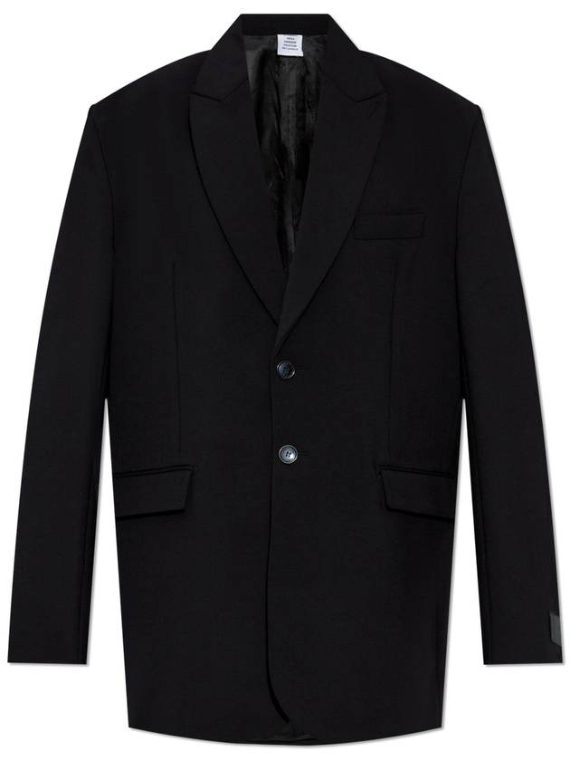 VETEMENTS Wool Blazer  Women's  Black