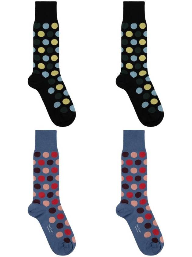 폴스미스 polka dot socks set of two M1ASOCKP369