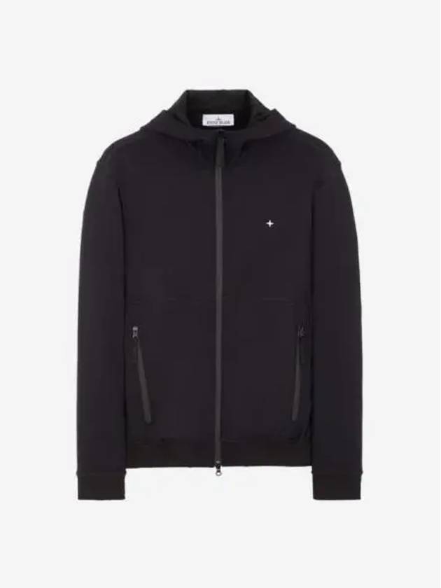 스톤 아일랜드 615G5 스텔리나 후드 스웨트셔츠 블랙 23SS Stone Island 615G5 Stellina Hooded Sweatshirt Black 23SS