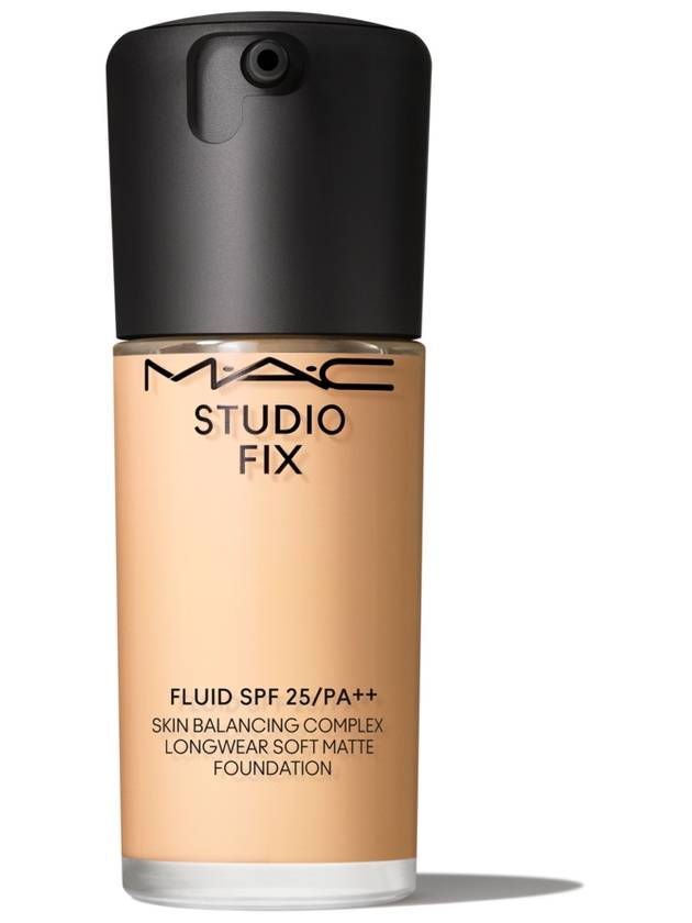 MAC Cosmetics - Studio Fix Fluid Spf 25/pa++ Skin Balancing Complex Longwear Soft Matte Foundation - NC20 - 30 ml