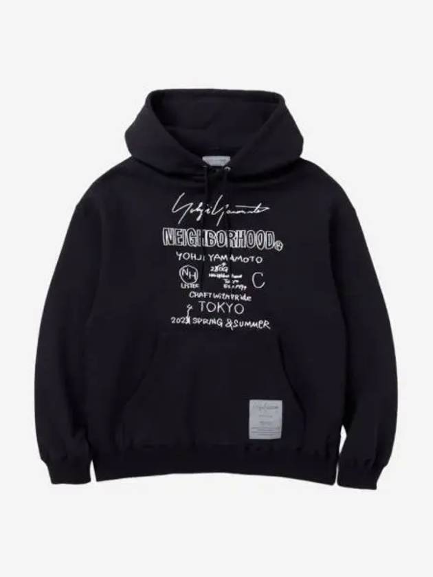 네이버후드 x 요지 야마모토 롱슬리브 스웨트파카 블랙 Neighborhood x Yohji Yamamoto LS Sweatparka Black