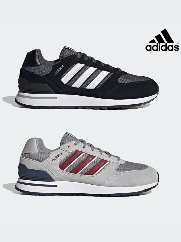 아디다스 운동화 런 80s 레트로 스니커즈 신발 블랙 그레이
