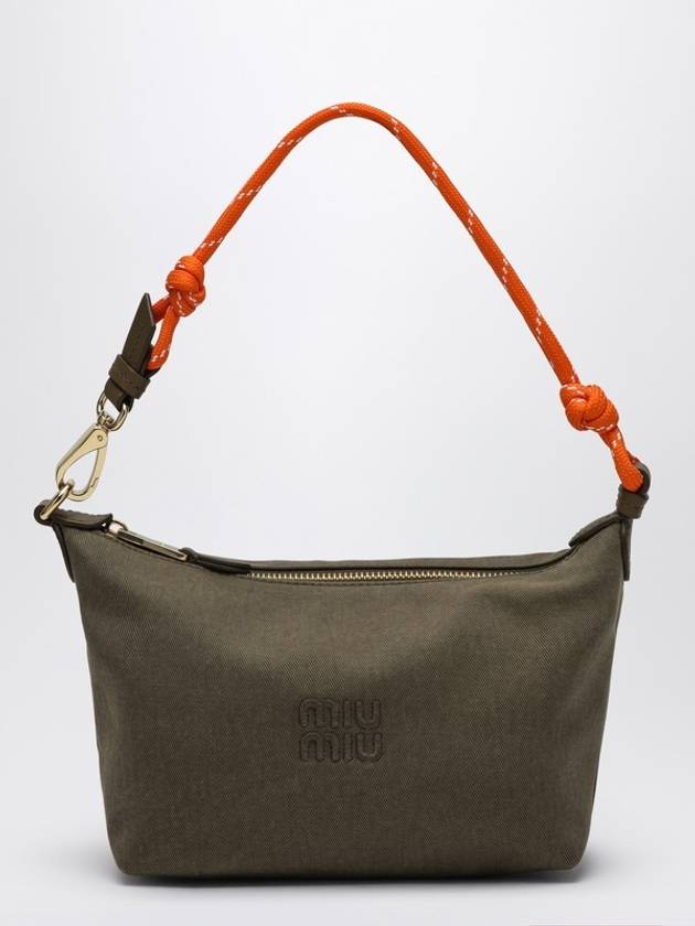 Miu Miu Tundra/orange pouch in gabardine