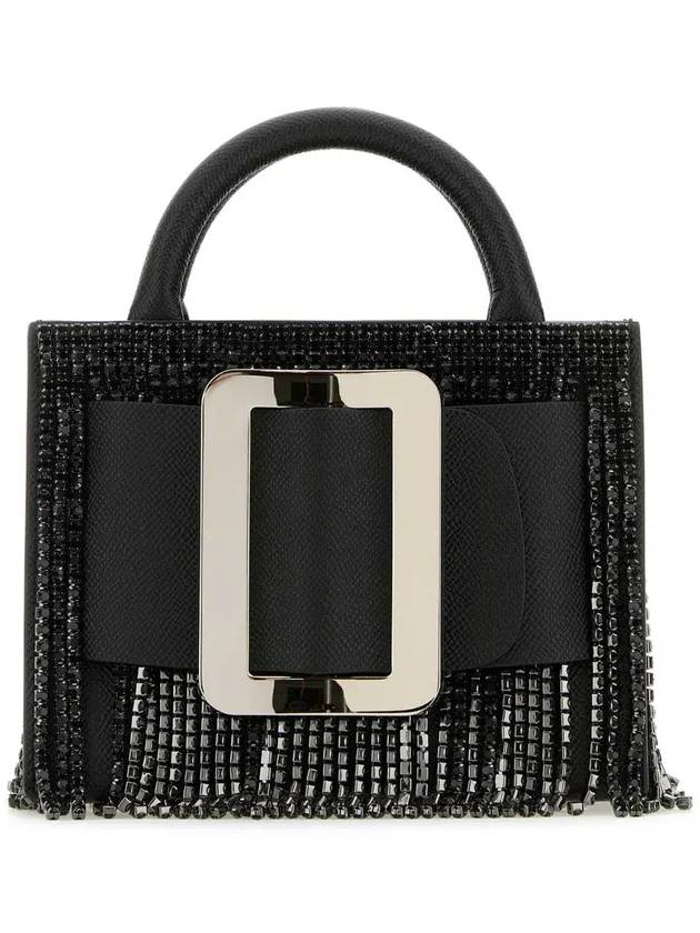 Boyy Bobby 18 장식 프린지 토트백 CR24BBY18CFEPS_0BLK