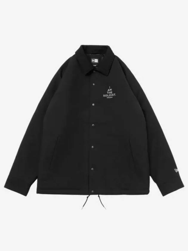 뉴에라 x 타카히로미야시타 더 솔로이스트 울 코치 자켓 블랙 24SS New Era x Takahiromiyashita The Soloist Wool Coach Jacket Black 24SS