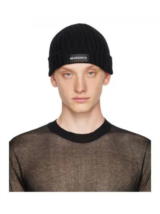 Ann Demeulemeester 블랙 해스터트 비니 150372