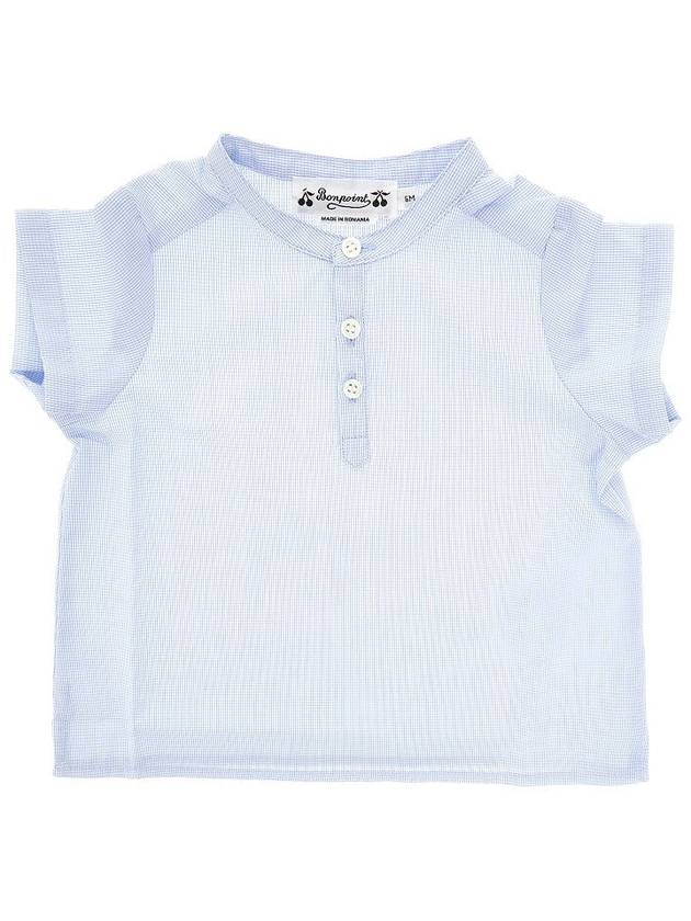 BONPOINT Poplin short-sleeved shirt