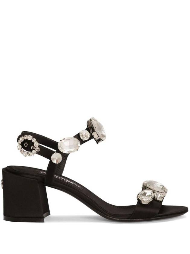 돌체앤가바나 크리스털 장식 샌들 60mm CR1801A9T43