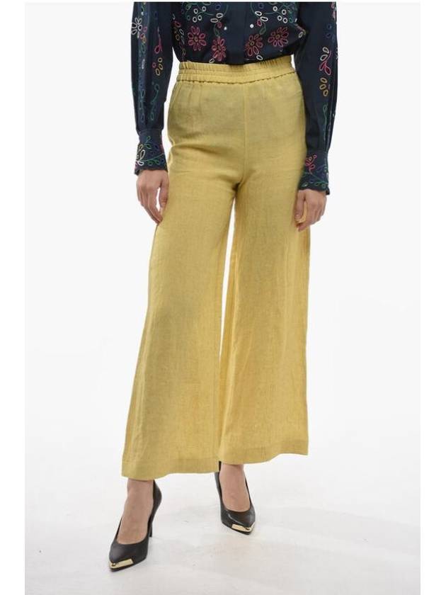 파비아나 필리피 스트레이트 팬츠 PADP02W389 X805756 Yellow