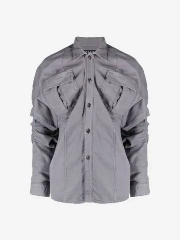 와이프로젝트 카고 셔츠 그레이 23SS Y Project Cargo Shirt Grey 23SS