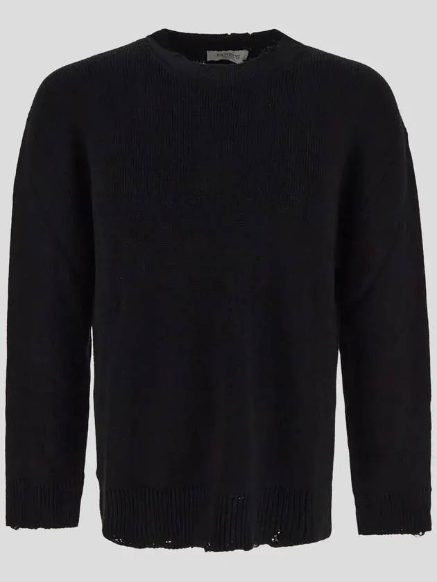 Laneus 디스트레스드 크루넥 스웨터 S5LAMAJP069_110