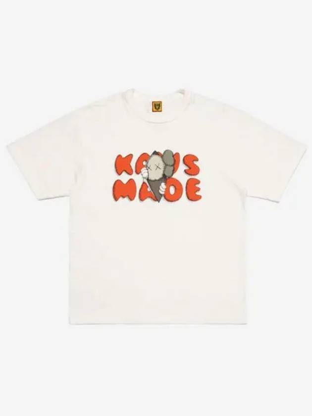 휴먼 메이드 x 카우스 그래픽 티셔츠 1 화이트 Human Made x Kaws Graphic T Shirt 1 White