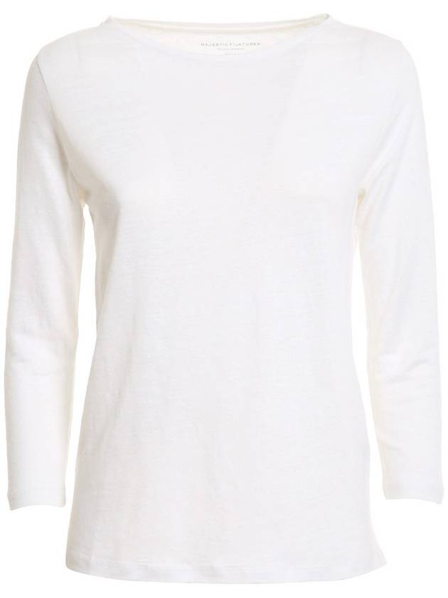 Majestic Filatures Three-quarter sleeve T-shirt