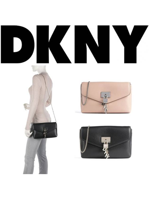 DKNY 가방 엘리사 그레인 소가죽 여성 숄더백 R24GHV17