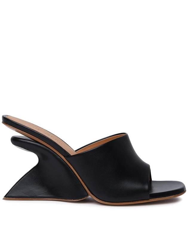 Off-White Jug Black Leather Sandals