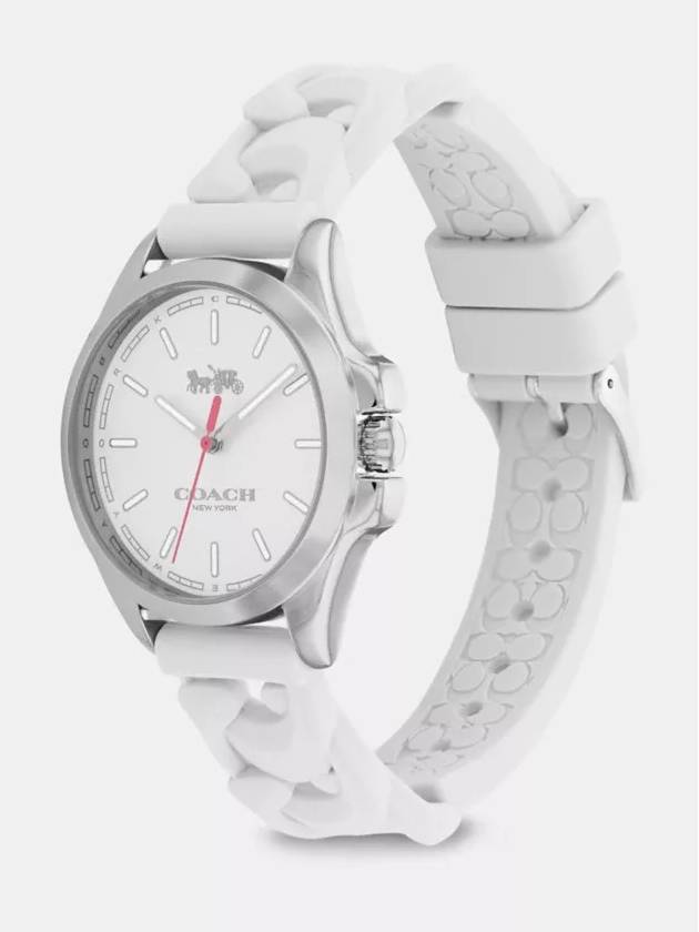 코치 리비 워치 여성 손목 시계 34 Mm White