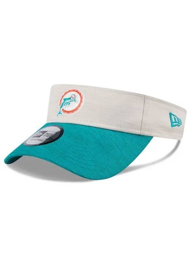 1077710 NFL 마이애미 돌핀스 2024 Sideline Historic Visor Stone