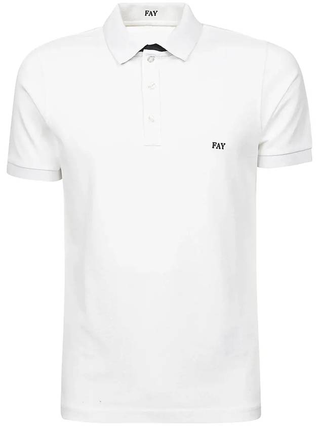페이 로고 자수 반소매 폴로셔츠 NPMB246135STDW_B001MULTI