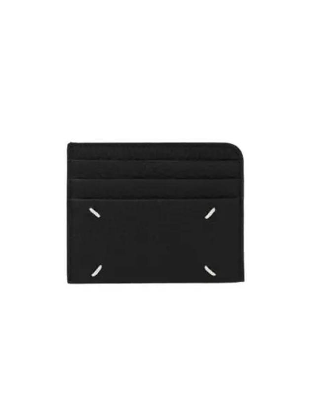 메종 마르지엘라 포 스티치 카드 홀더 블랙 Maison Margiela Four Stitch Card Holder Black